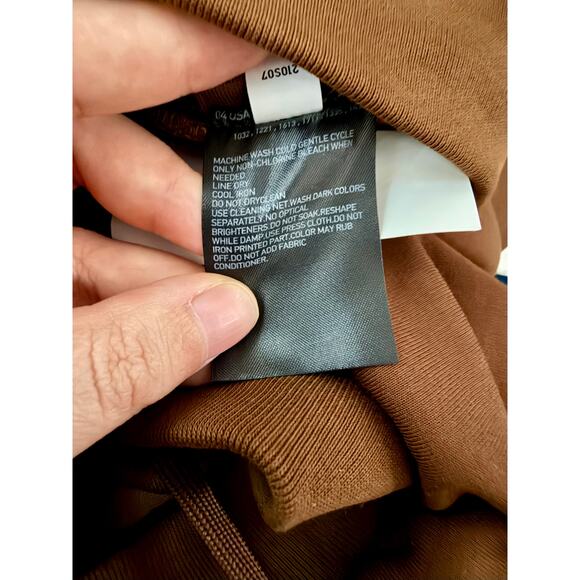 Uniqlo Dry Sweat Barrel Curve Pants in Brown - Picture 6 of 8